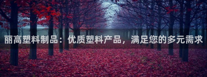 15vip太阳成集团：丽高塑料制品：优质塑料产品，满足您的多