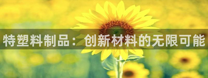 太阳集团是什么：特塑料制品：创新材料的无限可能