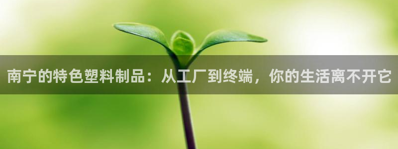 太阳集团电子游戏有限公司：南宁的特色塑料制品：从工厂到终端，