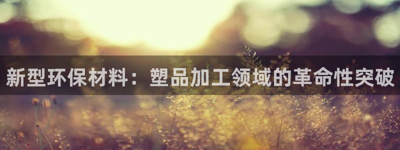太阳诚集团有限公司是国企吗：新型环保材料：塑品加工领域的革命